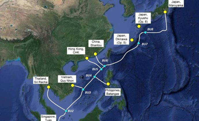 Tuyến cáp quang biển thứ sáu tại Việt Nam bắt đầu hoạt động.