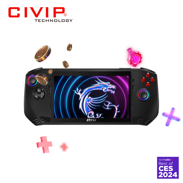 Máy chơi game cầm tay MSI Claw A1M-049VN Core Ultra 7 155H/ 16GB/ 512GB/ 120Hz/ Win11 