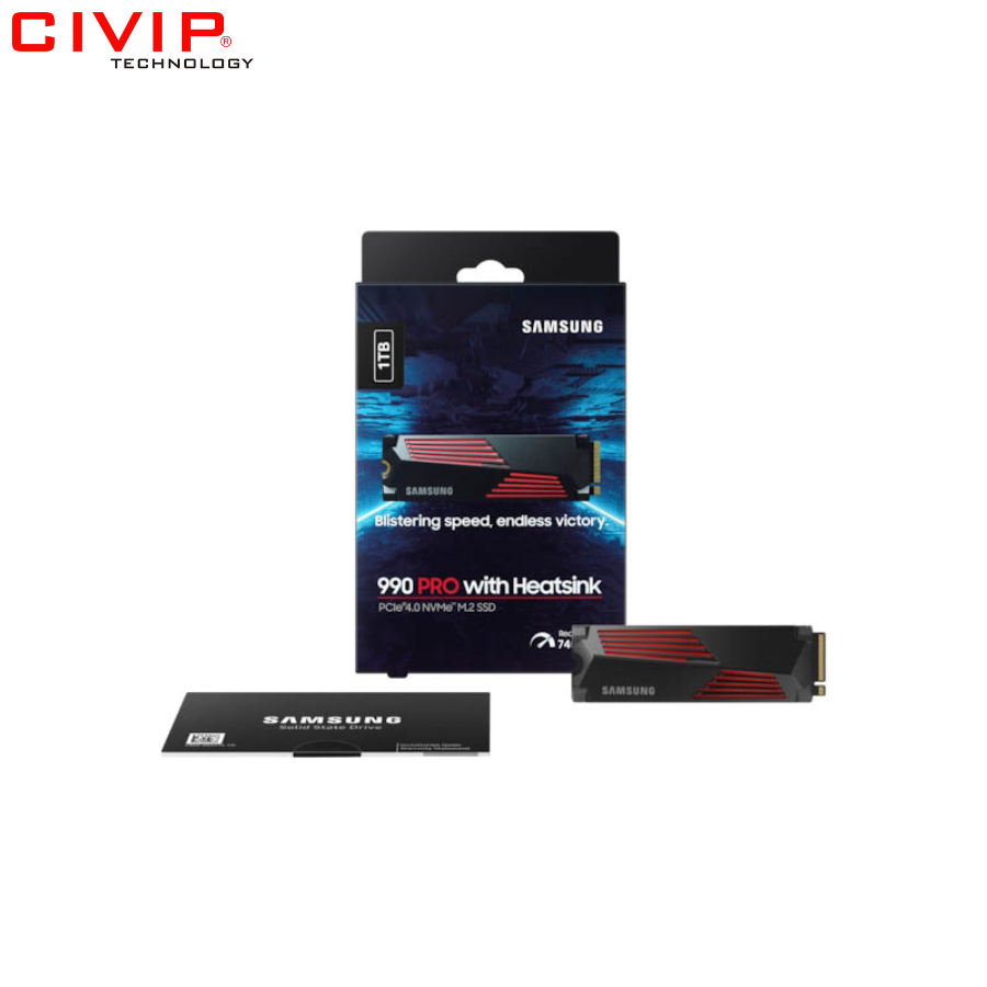 Ổ cứng SSD Samsung 990 PRO 1TB M.2 NVMe PCIe (MZ-V9P1T0CW)