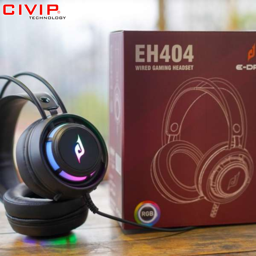 Tai nghe gaming Edra EH404 LED RGB