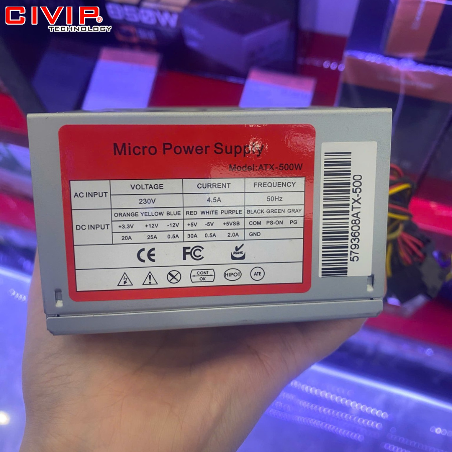 Nguồn mini ATX Micro Power Supply 500W