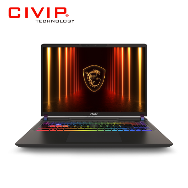 Laptop MSI Vector 16 HX AI A2XWIG-062VN (CPU Ultra 9-275HX/RAM 16GB DDR5/SSD 1TB PCIe/VGA RTX 5080 16GB/16.0 QHD 2K5 IPS/100% DCI-P3 & 240Hz)