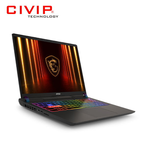 Laptop MSI Vector 16 HX AI A2XWIG-062VN (CPU Ultra 9-275HX/RAM 16GB DDR5/SSD 1TB PCIe/VGA RTX 5080 16GB/16.0 QHD 2K5 IPS/100% DCI-P3 & 240Hz)