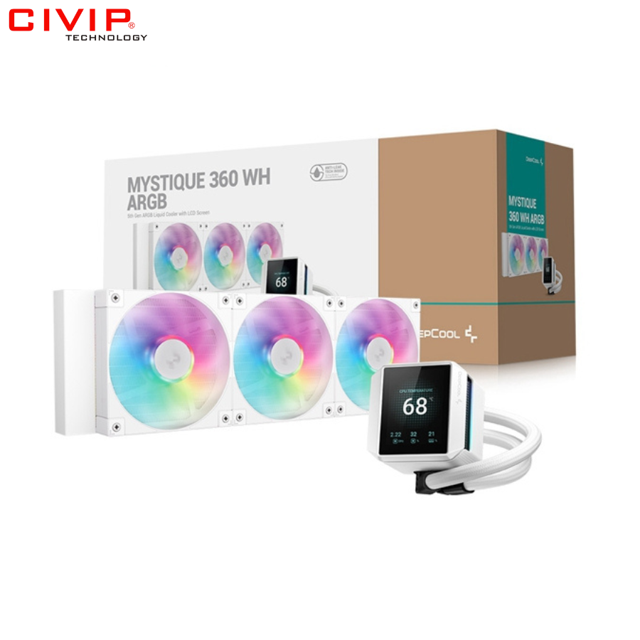 Tản nhiệt nước AIO Deepcool MYSTIQUE 360 WH ARGB