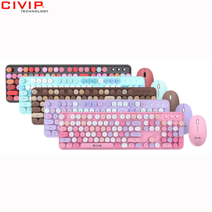 Bộ phím chuột không dây AULA AC306