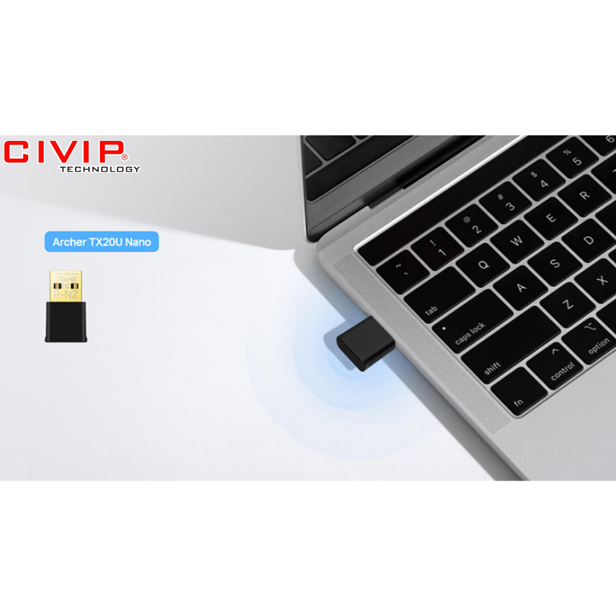 USB Wifi TPLink Dual Band Archer TX20U Nano AX1800