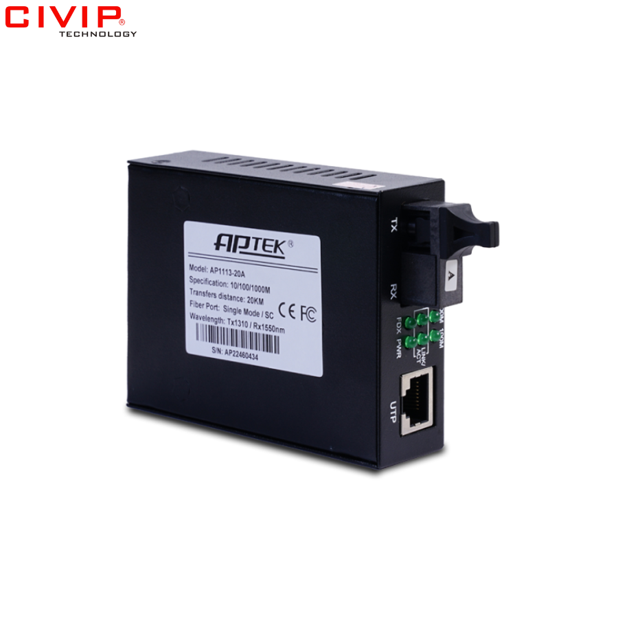 Bộ chuyển đổi quang điện Aptek AP1113-20A