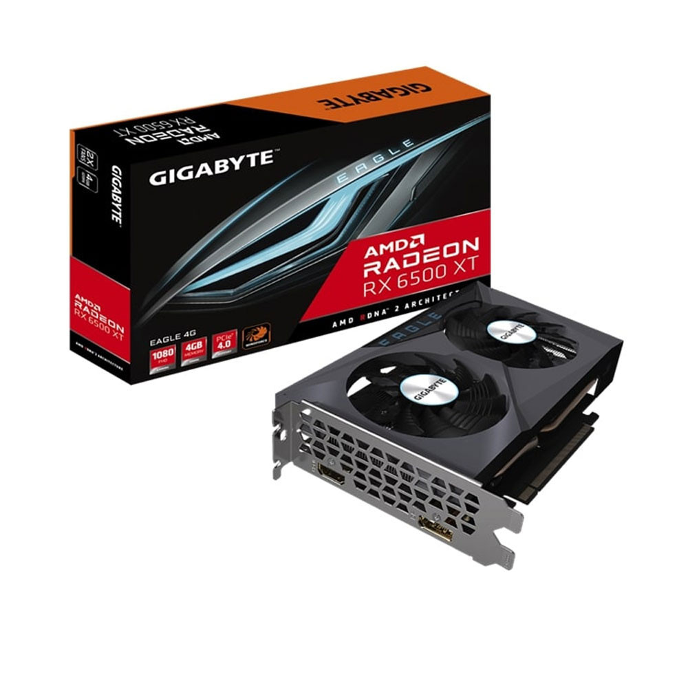 Gigabyte Radeon™ RX 6500 XT EAGLE 4G (GV-R65XTEAGLE-4GD) VGGI180