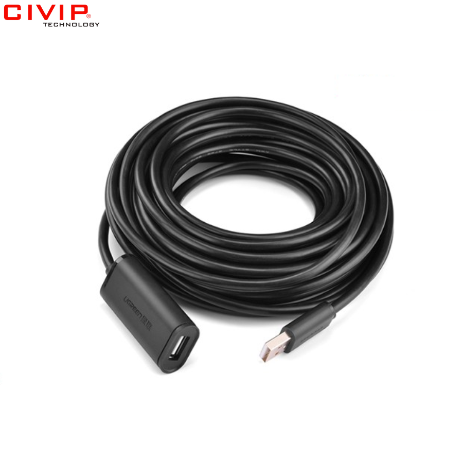 Cáp USB nối dài 15M Ugreen 10323 có chip khuếch đại
