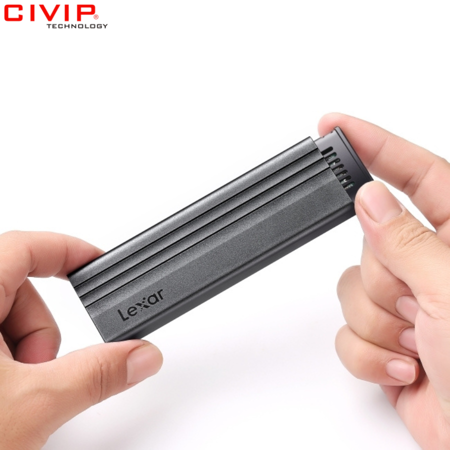 Hộp ổ cứng M.2 PCIe NVME Lexar E300 (LPAE300-RNBNG)