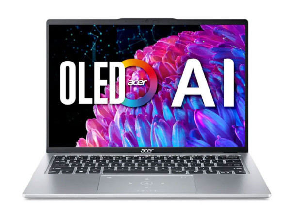 Laptop Acer Swift Go AI OLED SFG14-73-75YM NX.KSGSV.002 (Ultra 7 155H/ 16GB/ 512GB SSD/ 14 inch 2.8K/ 120Hz/ Win11/ Silver/ Vỏ nhôm/ 1Y)