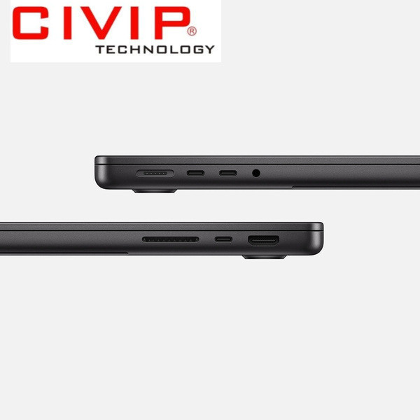 Laptop Apple Macbook Pro M3 Max MRW33SA/A (14CPU/30GPU/36GB/1TB SSD/16.2 inch/Space Black)