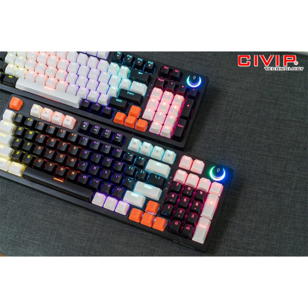 Bàn phím cơ có dây EDRA EK398 Alpha / Beta