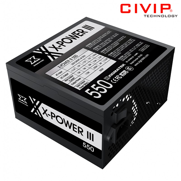 Nguồn máy tính Xigmatek X-POWER III X550 - 500W EN45983
