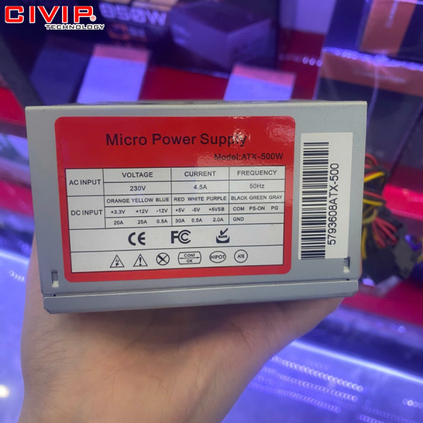 Nguồn mini ATX Micro Power Supply 500W
