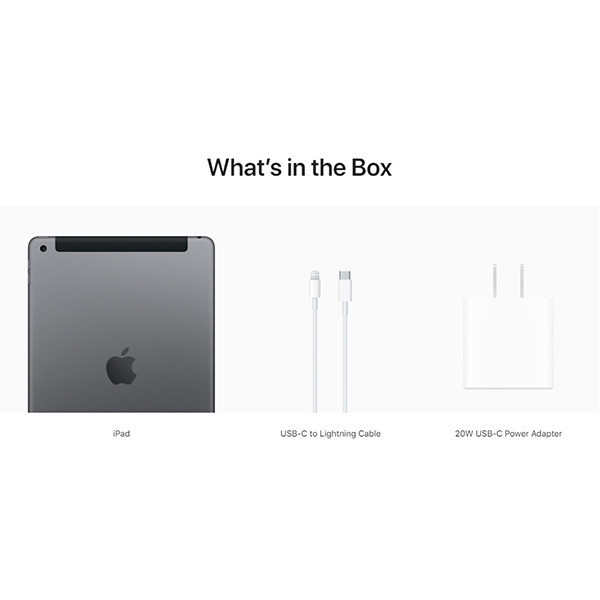 Apple iPad 10.2 inch Gen 9th Wi-Fi + Cellular 64GB - Space Gray (MK473ZA/A)