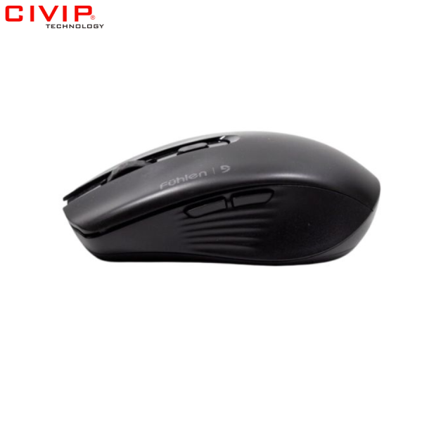 Chuột không dây Fuhlen B07s - Black (2.4GHz + Bluetooth)