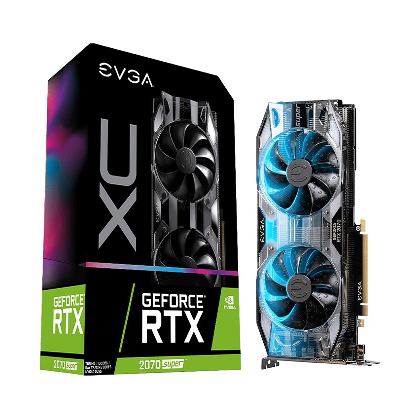 Card màn hình EVGA GeForce RTX 2070 Super XC GAMING-8GB (8GB GDDR6, 256-bit, HDMI+DP+Type C) 