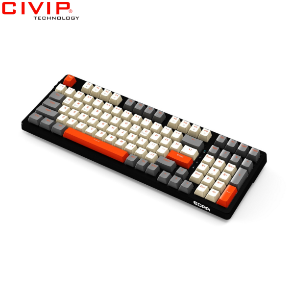Bàn phím cơ không dây Edra EK398L Alpha - Red Switch