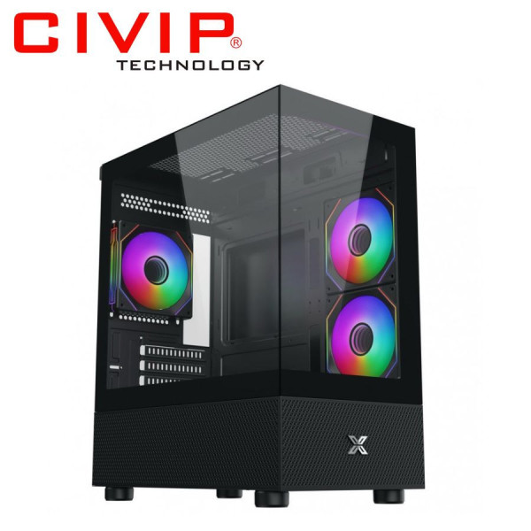 Case Xigmatek Alphard M EN44090 - 3GF RGB - Black