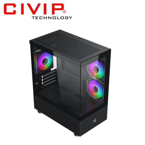 Case Xigmatek Alphard M EN44090 - 3GF RGB - Black
