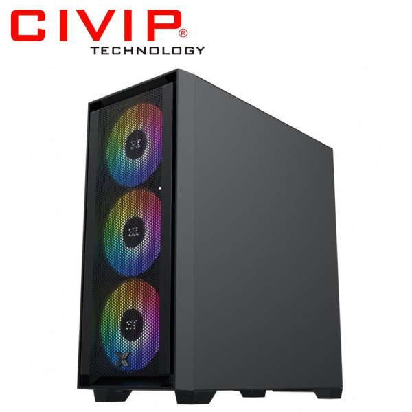 Case Xigmatek Anubis Pro EN40771 - 4FX - Black