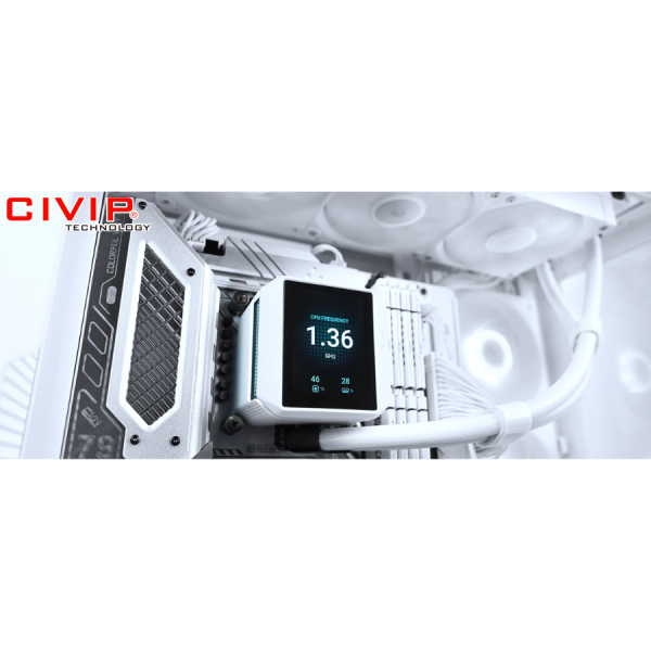Tản nhiệt nước AIO Deepcool MYSTIQUE 360 WH ARGB