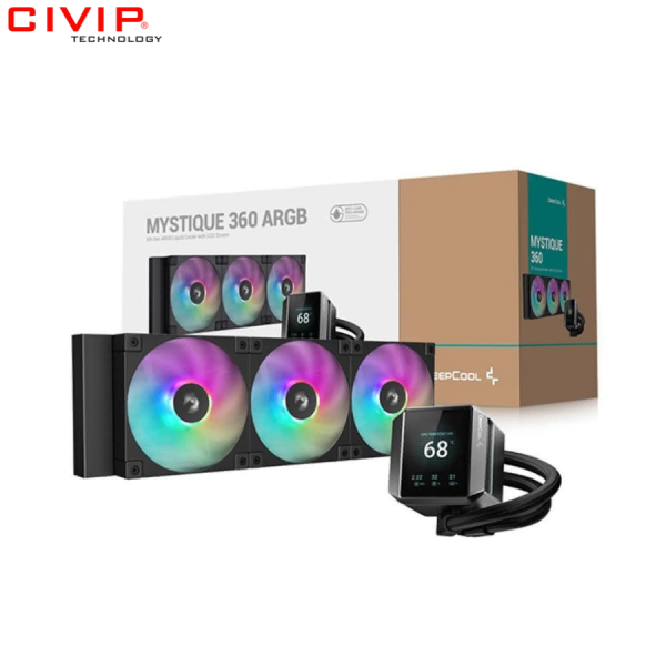 Tản nhiệt nước AIO Deepcool MYSTIQUE 360 ARGB (Black)