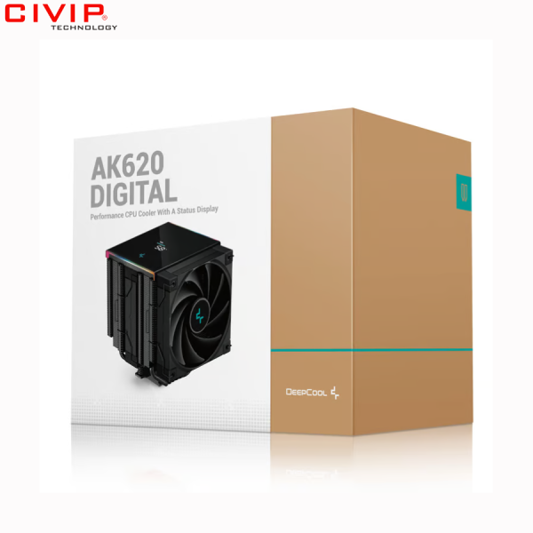 Tản nhiệt khí DEEPCOOL AK620 Digital - Black