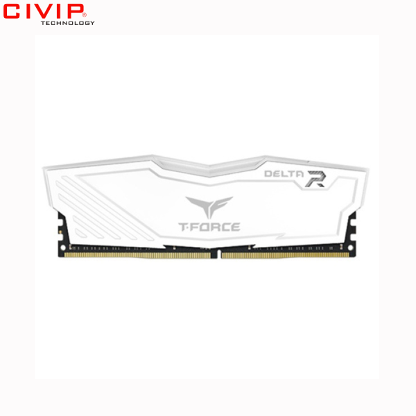 Ram PC TeamGroup T-Force Delta RGB 16GB/3600MHz DDR4 - White