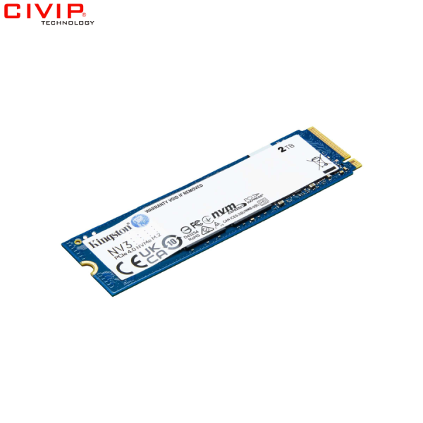 Ổ cứng SSD Kingston 2TB M.2 NVMe PCIe Gen 4x4 NV3 (SNV3S/2000GB)