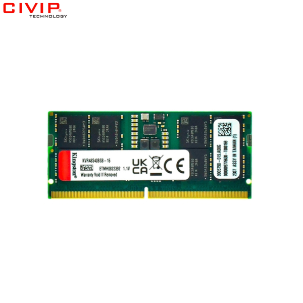 Ram Laptop Kingston 16GB/5600Mhz DDR5 (KVR56S46BS8-16)