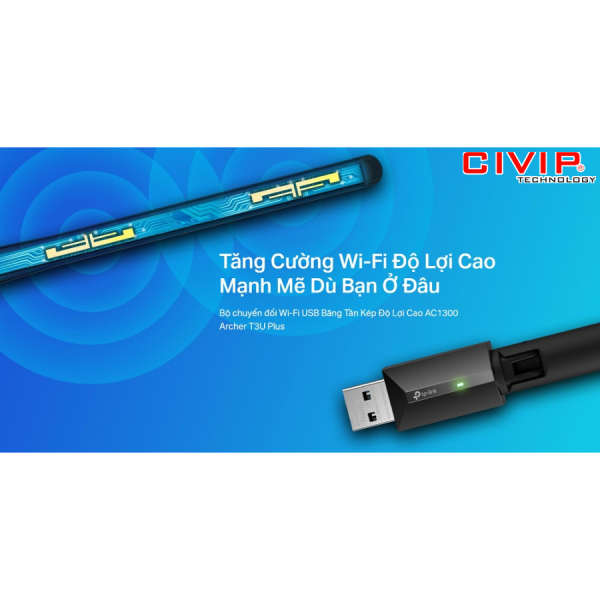 USB Wifi TPLink Archer T3U Plus - AC1300