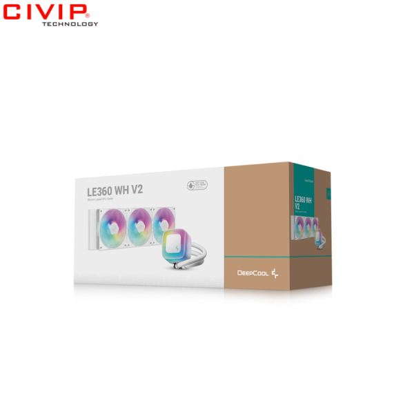 Tản nhiệt nước CPU Deepcool LE360 WH V2 ARGB