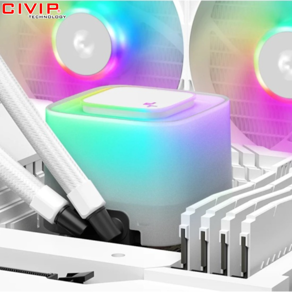 Tản nhiệt nước CPU Deepcool LE360 WH V2 ARGB