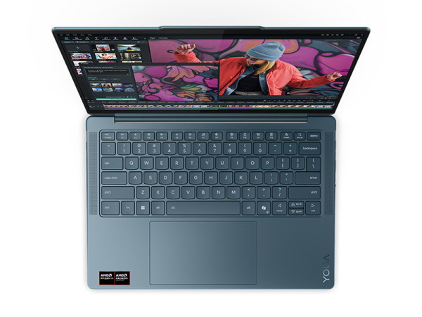 Laptop Lenovo Yoga Slim 7 14AKP10 83JY001VVN (Ryzen™ AI 7 350/ 32GB/ 1TB/ AMD Radeon™ 860M/ 14inch 2.8K OLED 120Hz/ Win 11/ Office/ Xanh)