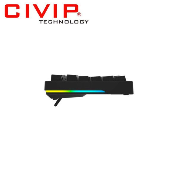 Bàn phím cơ có dây DareU EK1280s V2 Black - Red Switch