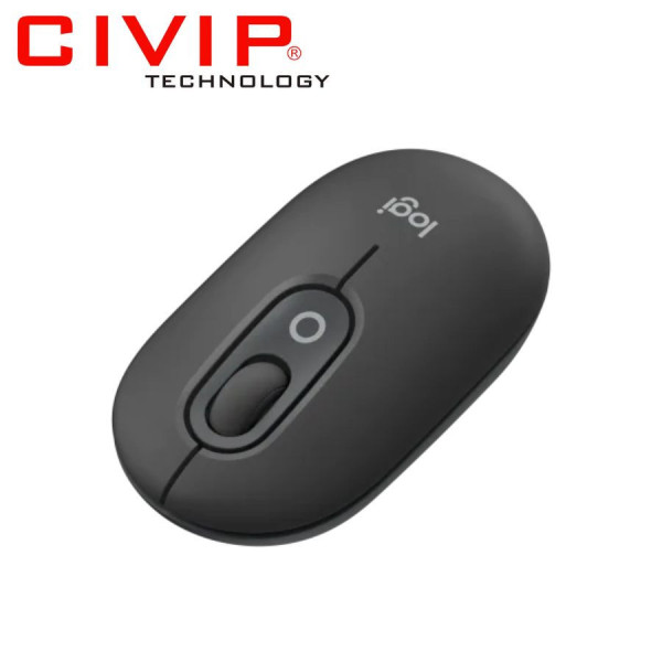 Chuột không dây Logitech POP with EMOJI Bluetooth/Wireless Đen