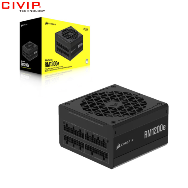 Nguồn máy tính Corsair RM1200e ATX 3.1 Cybenetics Gold - Full Modul (CP-9020297-NA)