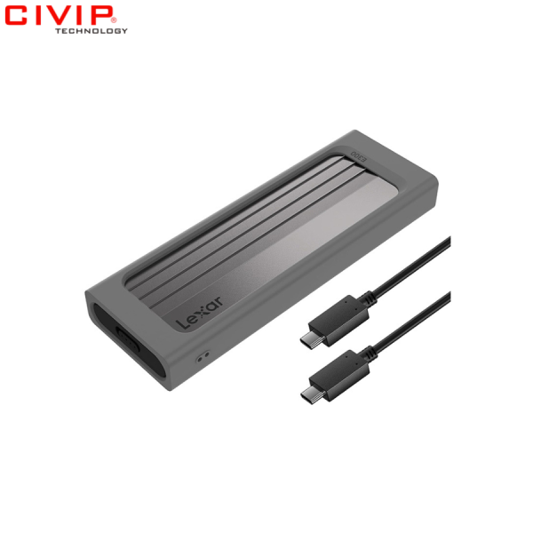 Hộp ổ cứng M.2 PCIe NVME Lexar E300 (LPAE300-RNBNG)