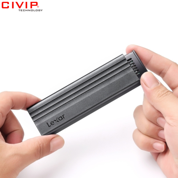 Hộp ổ cứng M.2 PCIe NVME Lexar E300 (LPAE300-RNBNG)