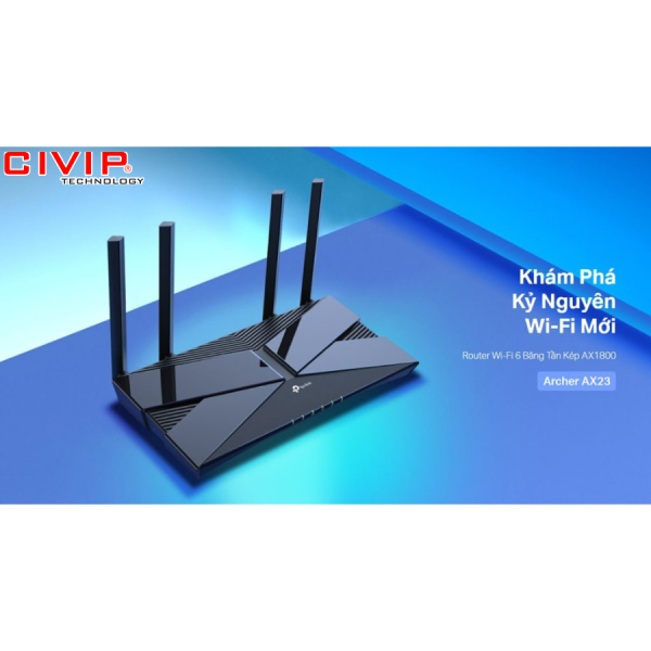 Router Wifi TPLink Archer AX23 - Wifi 6 chuẩn AX1800