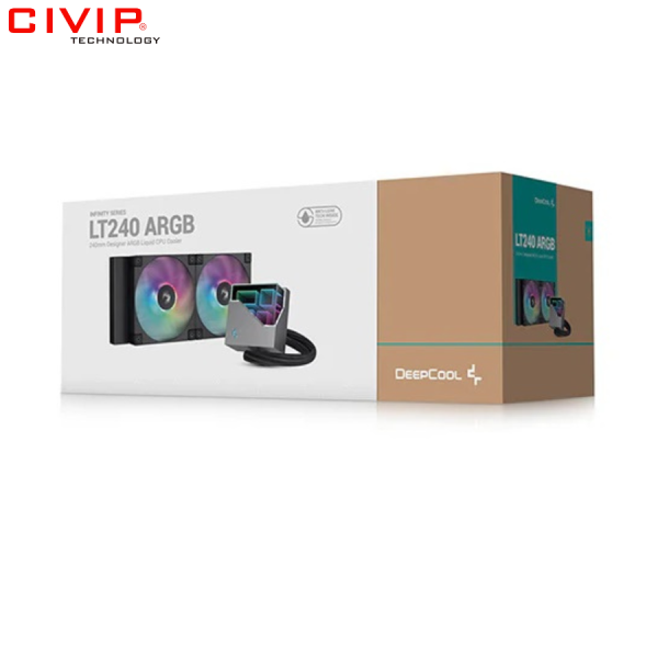 Tản nhiệt nước CPU Deepcool LT240 ARGB - Black