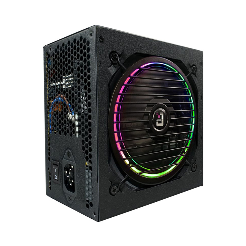 Nguồn Jetek E650 (650W/Màu Đen/Led RGB )