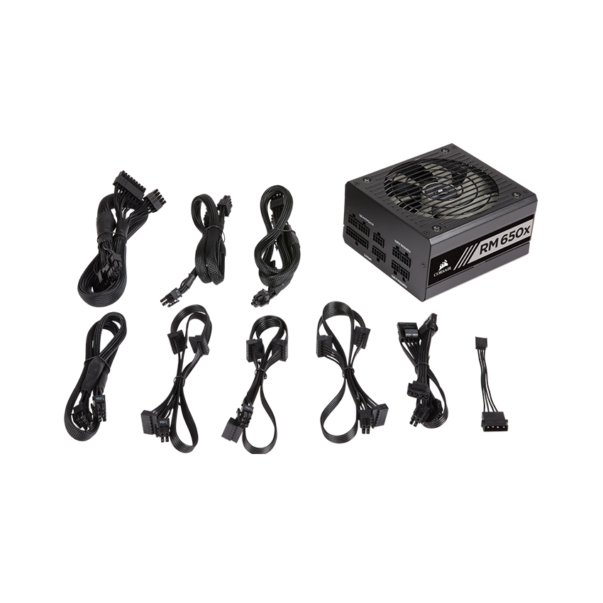 Bộ nguồn Corsair RM650x 80 PLUS Gold Fully Modular ATX Power Supply_CP-9020178-NA