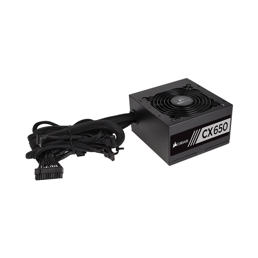 Nguồn Corsair CX Series CX650 650 W (80 Plus  Bronze Certified ATX PSU/Màu Đen)