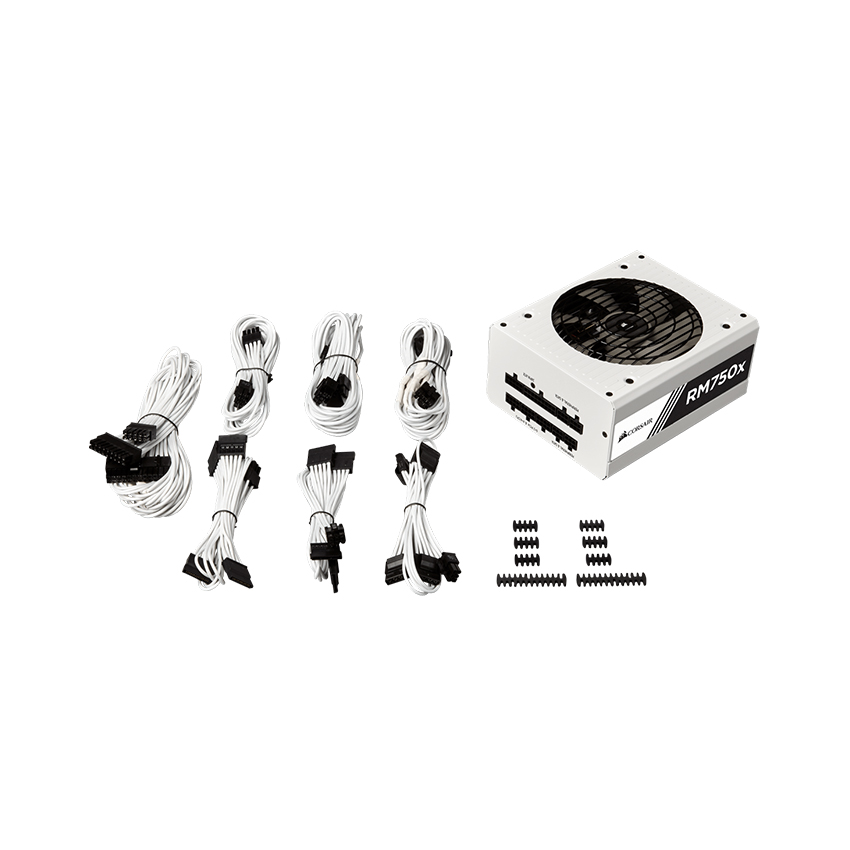 Nguồn Corsair RMx Series RM750x White 750W (80 Plus  Gold Certified Full Modular/Màu Đen)