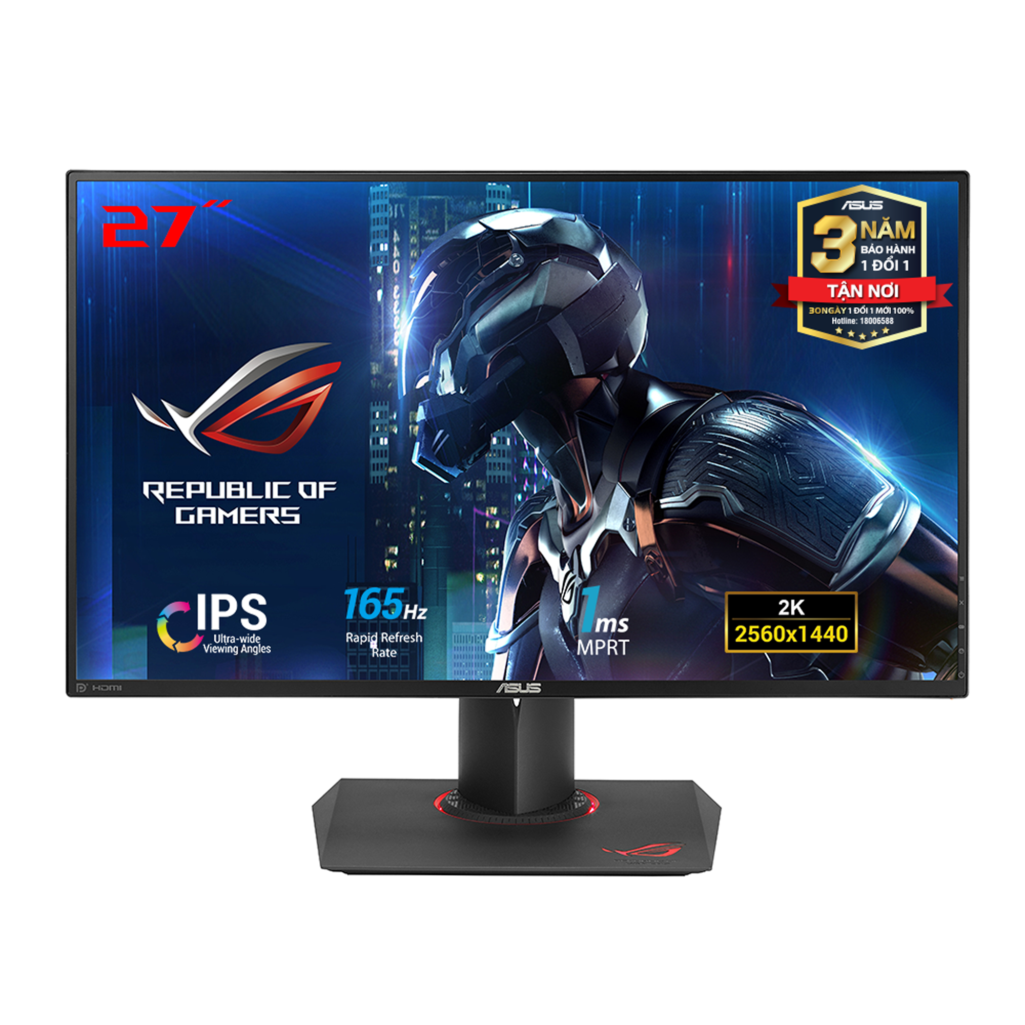 Màn Hình Asus ROG Swift PG279Q IPS 2K 165hz G-SYNC