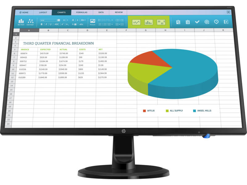 Màn hình HP N246V (23.8 inch/FHD/LED/IPS/250cd/m²/HDMI+VGA/60Hz/5ms)
