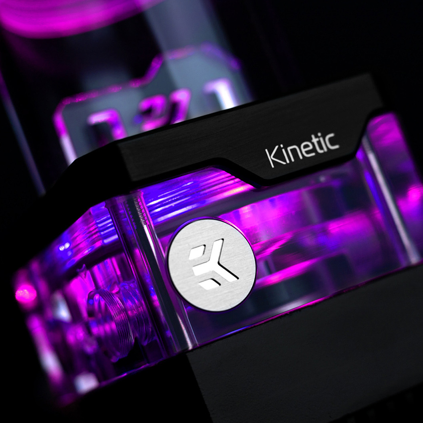 EK-Quantum Kinetic TBE 160 VTX PWM D-RGB - Plexi